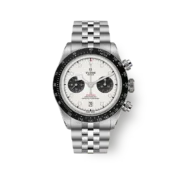 Silver Chronograph Watch